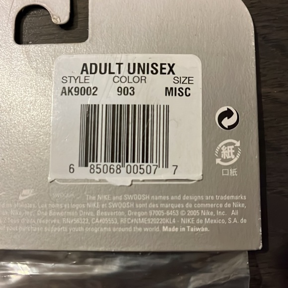 Nike Baller ID bands wristbands bracelets new vintage red black white adult - Picture 3 of 5